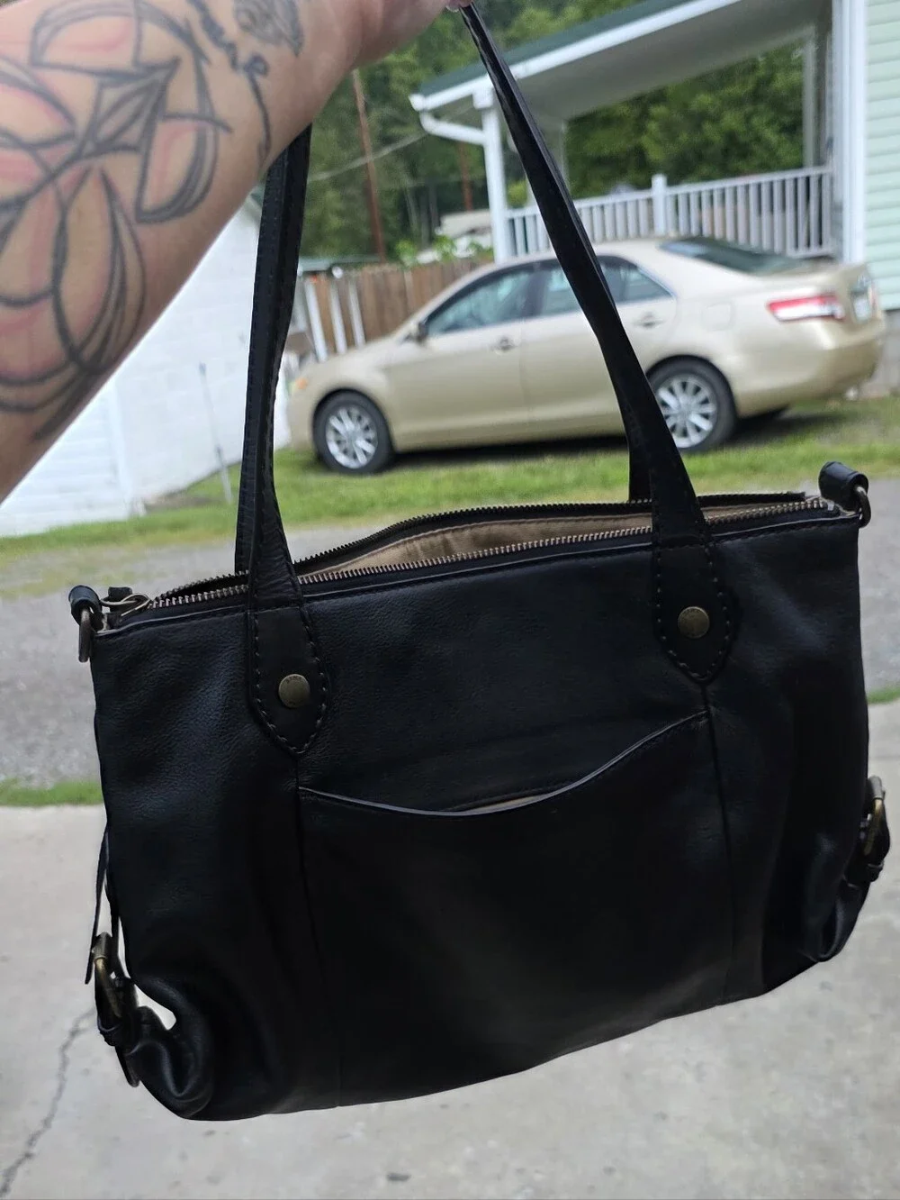 Frye Miren Patchwork Satchel